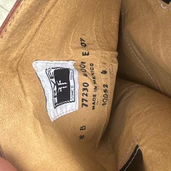 Frye Jane Boots Size 8 redwood color please see all photos - Picture 7 of 8